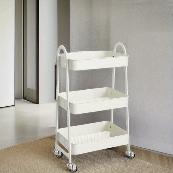 Multi-Purpose 3 Tier Metal Storage Cart