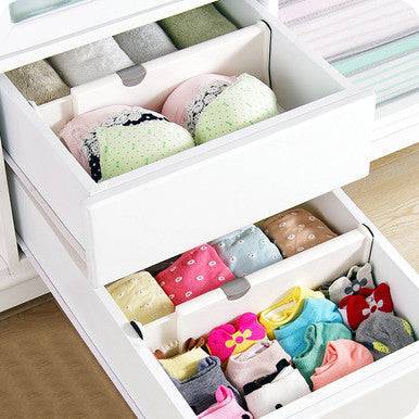 Adjustable Drawer Dividers Set of 2 - Organise Any Drawer - Mega Cart