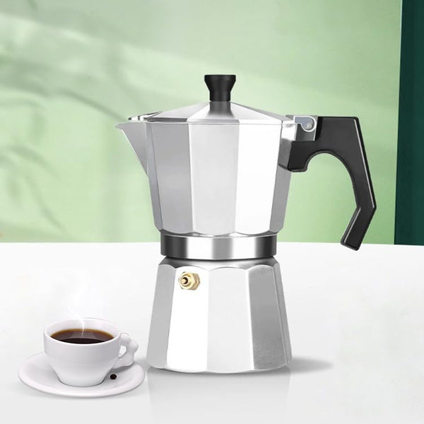 Aluminum Espresso Coffee Maker - Mega Cart