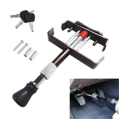 Anti-Theft Car Clutch and Brake Pedal Lock - Heavy Duty Security - Mega Cart