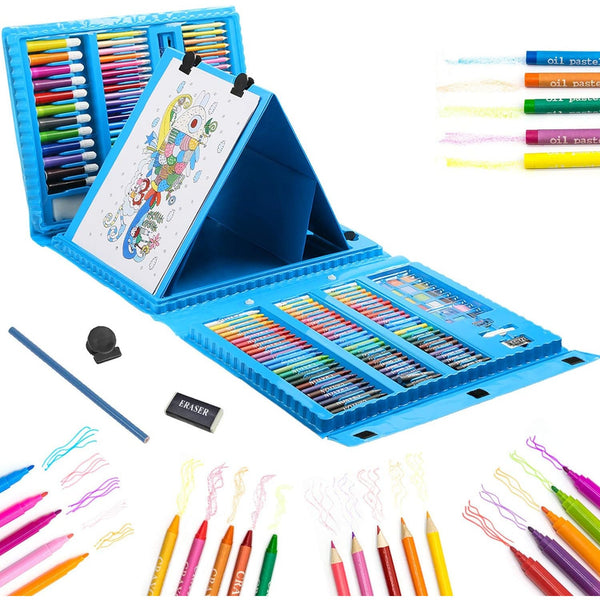 208 Pcs Art Supplies Kit for Kids