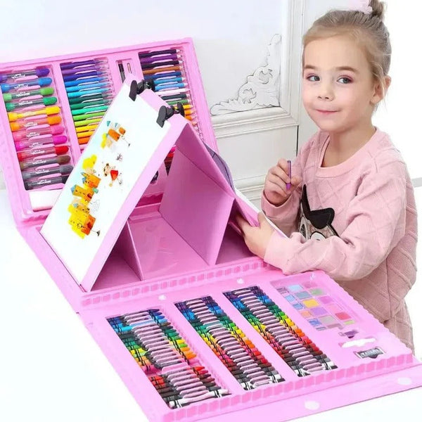 208 Pcs Art Supplies Kit for Kids