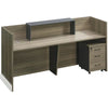 PrimeNest - Astrid Sleek LED Front Desk for Offices