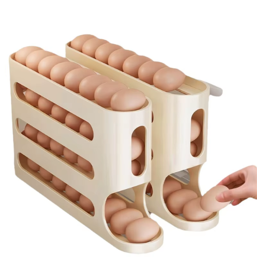 Auto Rolling Fridge Egg Organizer - Mega Cart