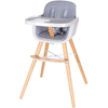 Baby High Feeding Chair With Wooden Legs - Mega Cart