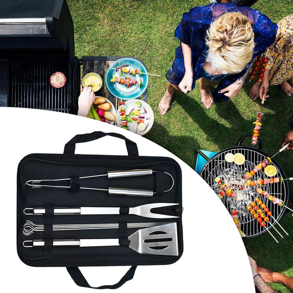 BBQ Utensil Set with Storage Bag - Mega Cart