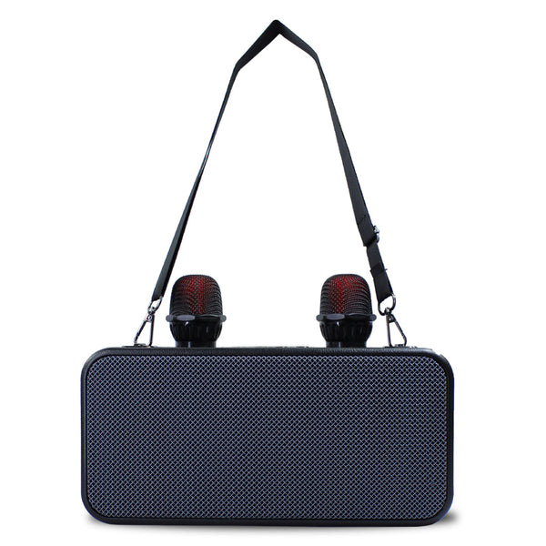 Bluetooth Karaoke Speaker with 2 Microphones - Mega Cart
