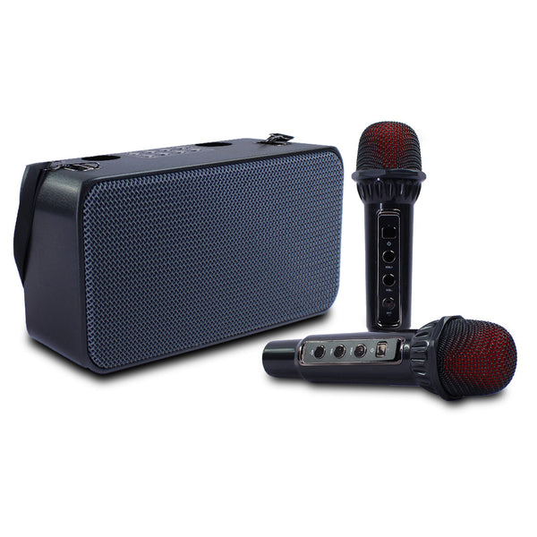 Bluetooth Karaoke Speaker with 2 Microphones - Mega Cart