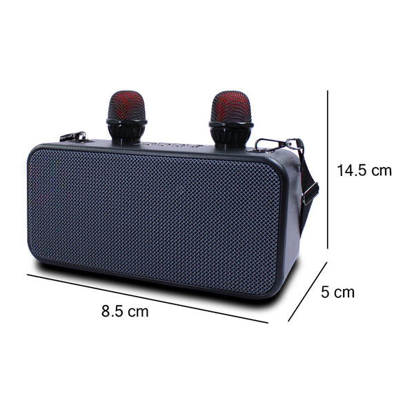 Bluetooth Karaoke Speaker with 2 Microphones - Mega Cart