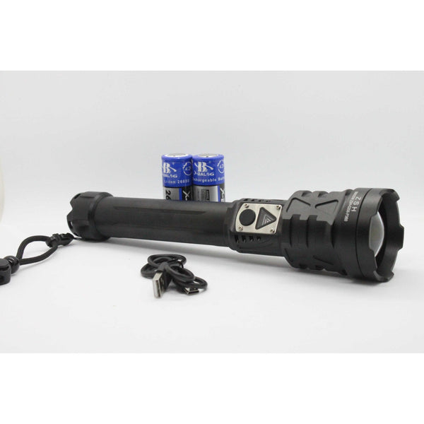 Bright Rechargeable LED Flashlight - Mega Cart