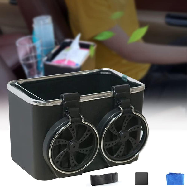 Car Multifunctional Armrest Storage Box Drawer Box With Cup Holder - Mega Cart