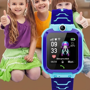 Children's GPS Smart Watch Tracker with Camera & SOS Function - Mega Cart
