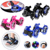 Clip-On Heel Roller Skates with Flashing Lights for All Ages - Mega Cart