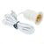 Compact E27 Plug Holder – Durable, Space-Saving Cord Organiser - Mega Cart