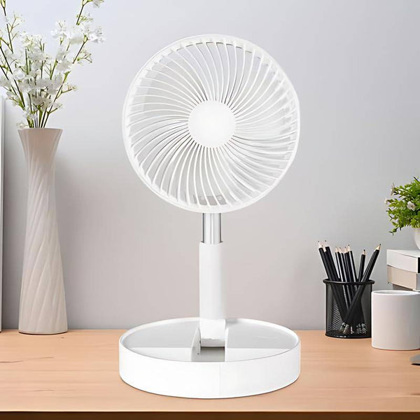 Compact Folding Rechargeable Fan - Mega Cart