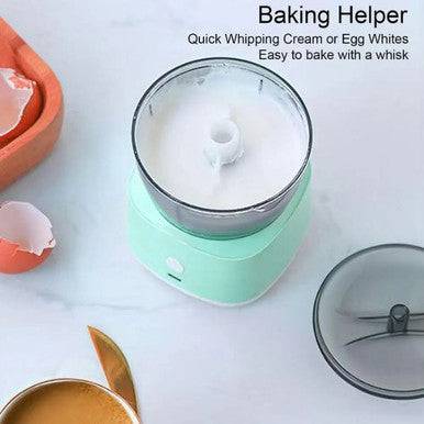 Compact Mini Electric Food Processor - Powerful & Efficient Chopping - Mega Cart
