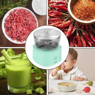 Compact Mini Electric Food Processor - Powerful & Efficient Chopping - Mega Cart