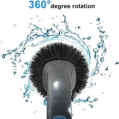 Cordless Rechargeable Outdoor Scrubber with 4 Brush Pads - Mega Cart