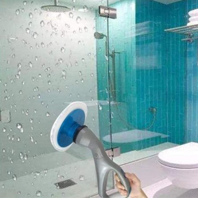 Cordless Rechargeable Outdoor Scrubber with 4 Brush Pads - Mega Cart