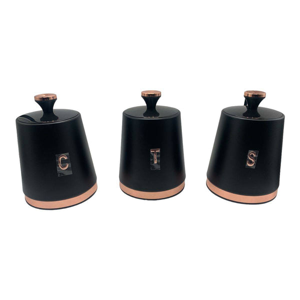 Deluxe Bread Bin & 3-Piece Canister Set - Mega Cart