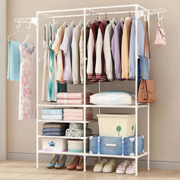 Double Closet Rack for Space Saving Storage - Mega Cart
