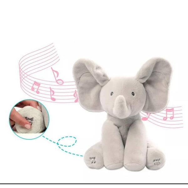 Baby Elephant Cuddly Music Toy