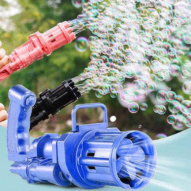 Electric Mini Gatling Bubble Gun - Fun & Safe for Kids - Mega Cart