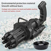 Electric Mini Gatling Bubble Gun - Fun & Safe for Kids - Mega Cart