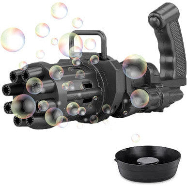 Electric Mini Gatling Bubble Gun - Fun & Safe for Kids - Mega Cart