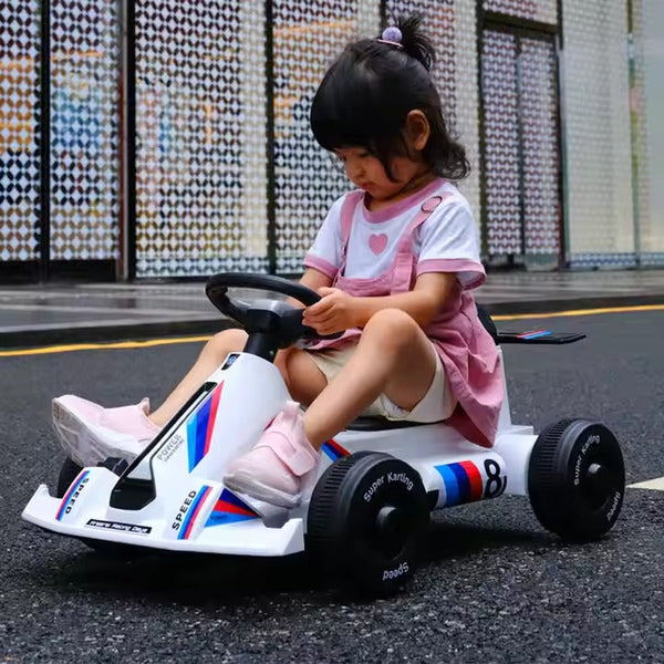 Electric Racing Go-Kart Car with Drifting Features - Mega Cart