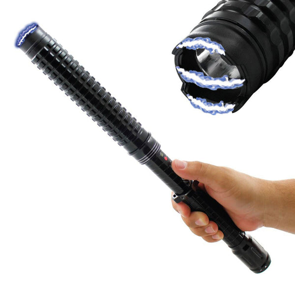 Electric Self Defense Stick with Built-In Stun Gun - Mega Cart