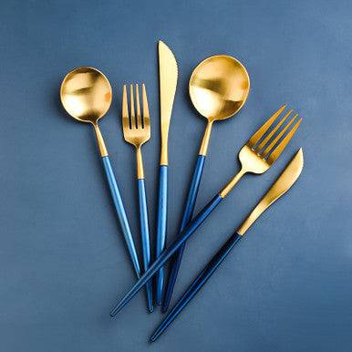 Elegant 24-Piece Stainless Steel Cutlery Set for 6 People - Mega Cart