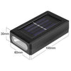 Energy-Saving Solar LED Wall Light for Outdoor Spaces - Mega Cart
