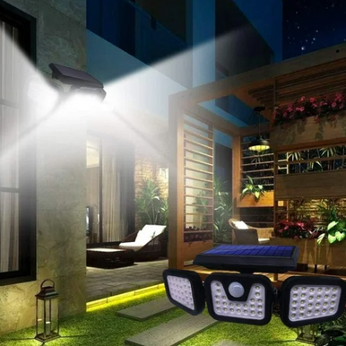 Energy-Saving Split Panel LED Solar Wall Lamp with Motion Sensor - Mega Cart