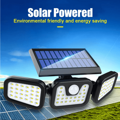 Energy-Saving Split Panel LED Solar Wall Lamp with Motion Sensor - Mega Cart