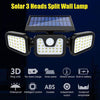 Energy-Saving Split Panel LED Solar Wall Lamp with Motion Sensor - Mega Cart