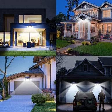 Energy-Saving Split Panel LED Solar Wall Lamp with Motion Sensor - Mega Cart