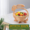 Expandable Bamboo Fruit Basket – Artistic & Practical Kitchen Decor - Mega Cart