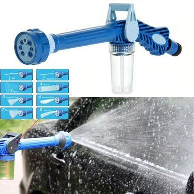 EZ Jet Multi-Function Water Spray Gun with 8 Spray Settings - Mega Cart
