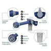 EZ Jet Multi-Function Water Spray Gun with 8 Spray Settings - Mega Cart