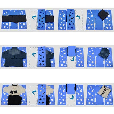 FlipFold T-Shirt Folder - Fast, Easy, Perfect Shirt Folding Tool - Mega Cart