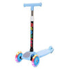 Foldable 3-Wheel Kids Scooter with LED Light-Up Wheels - Mega Cart