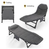 Foldable Camping Bed with Pillow - Mega Cart