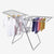 Foldable Silver Metal Drying Rack - Space-Saving & Durable - Mega Cart