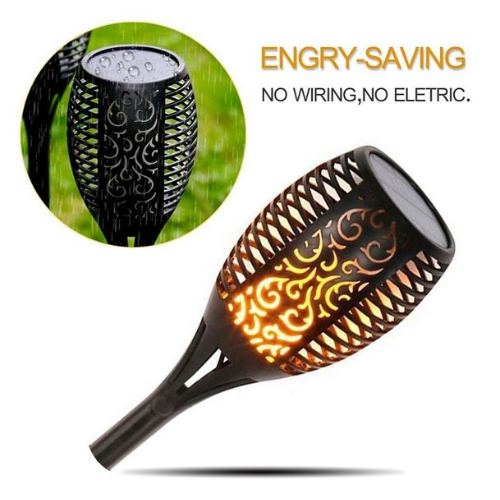 Garden Lantern With Flame Effect - Mega Cart