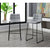 PrimeNest - Set of 5 Velvet Pub Height Bar Stools - Industrial Style - Mega Cart