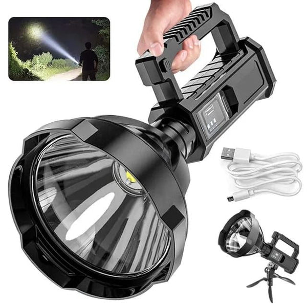 High Power Waterproof LED Flashlight with Long Beam - Mega Cart