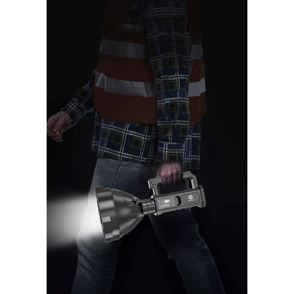 High Power Waterproof LED Flashlight with Long Beam - Mega Cart