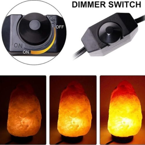 Himalayan Wooden Base Crystal Salt Lamp - Mega Cart