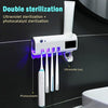 Intelligent Wall-Mounted Toothbrush Steriliser with UV & Solar Charging - Mega Cart